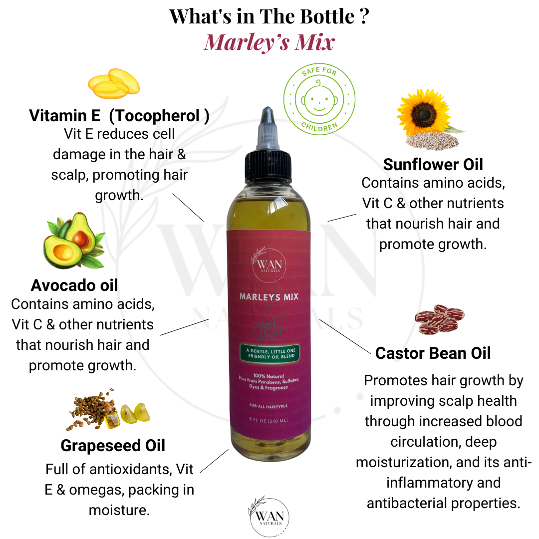 Marleys Mix Baby Friendly Hair Oil
